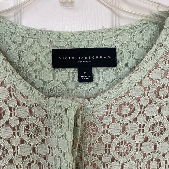 Victoria Beckham for target long sleeve mint midi dress women’s size M - Picture 3 of 7